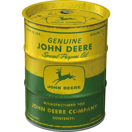 Moneybox oil barrel "John Deere -  Special Purpose Oil"