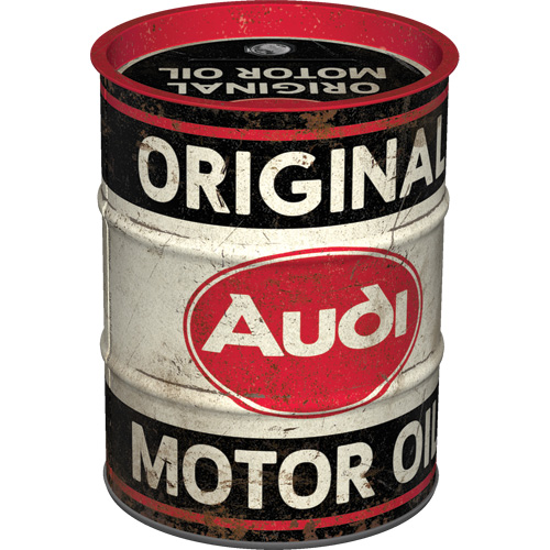 Moneybox oil barrel - Audi original motor oil
