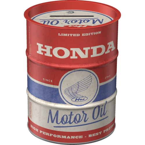 Moneybox oil barrel - Honda MC motor oil