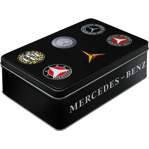 Flat Box Mercedes Benz Logo   Evolution, 22x16x7cm, 2,5 L