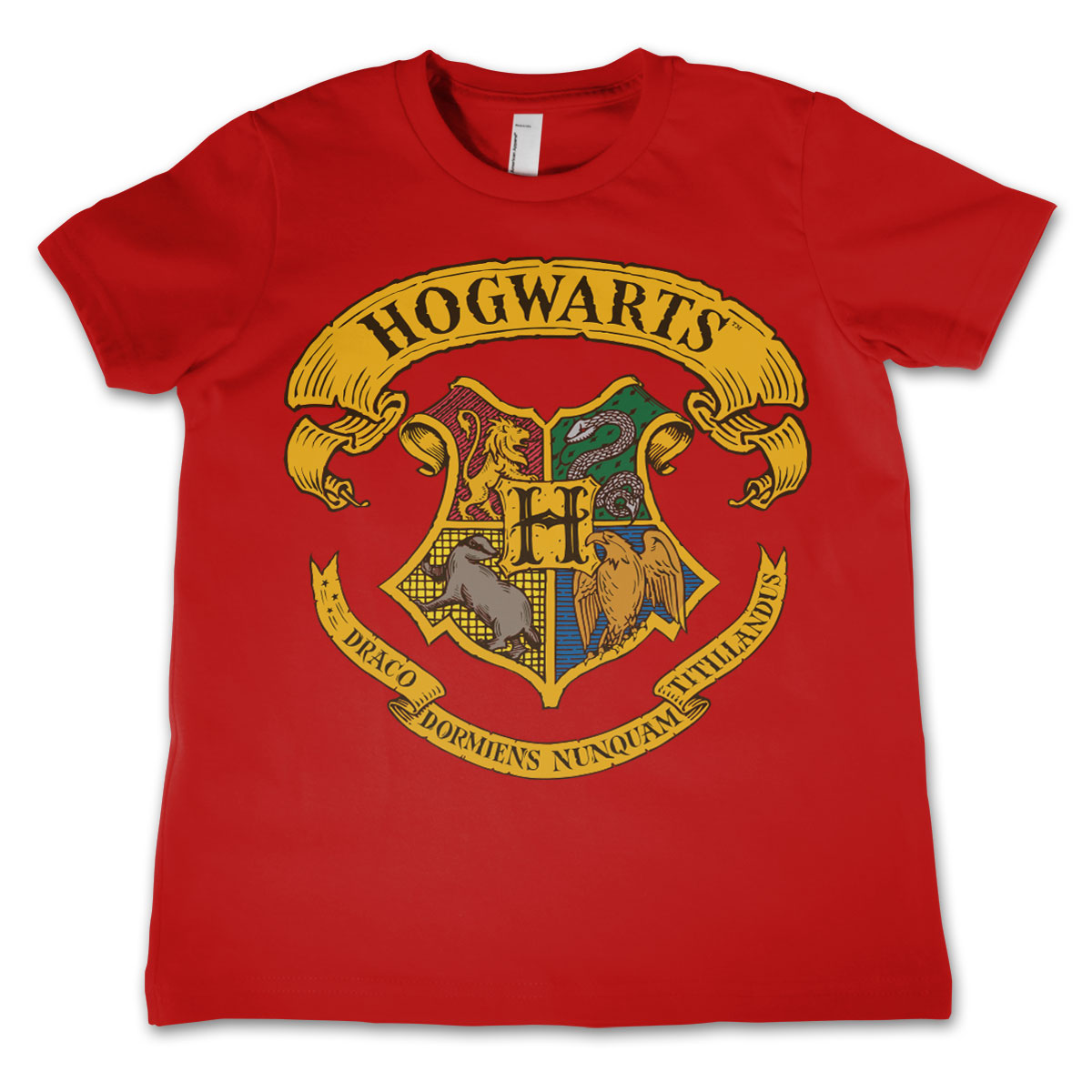 Harry Potter - Hogwarts Crest Kids T-Shirt / Röd
