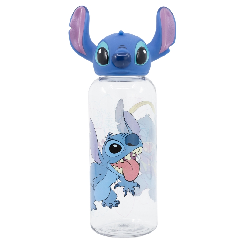 STITCH 3D ECOZEN FIGURINE BOTTLE 560 ML FLOWERS
