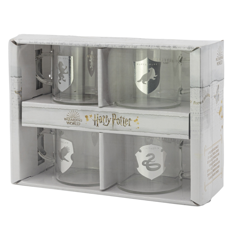 Harry Potter - 4pcs Espresso Glass Mug set (100ml)