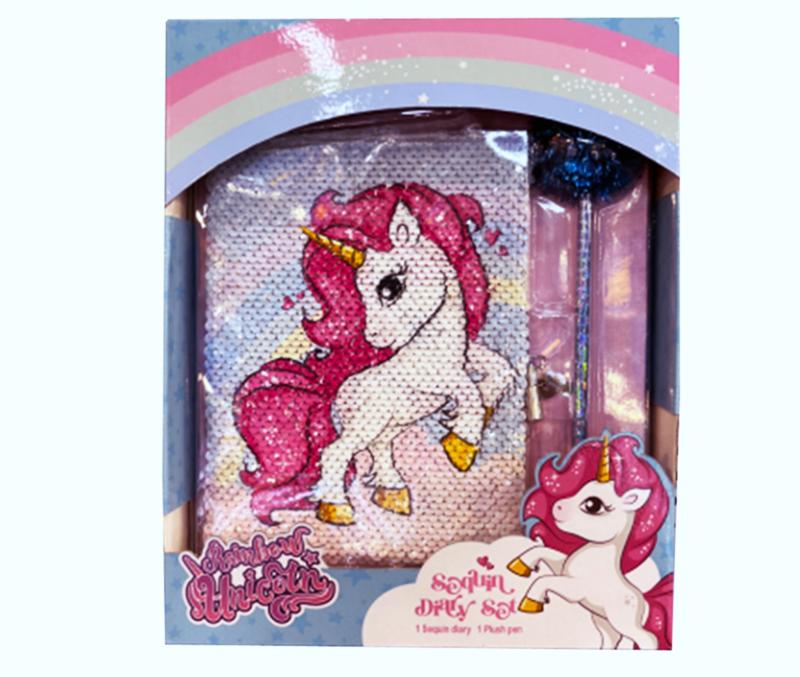 Dagbok Unicorn 22x28cm