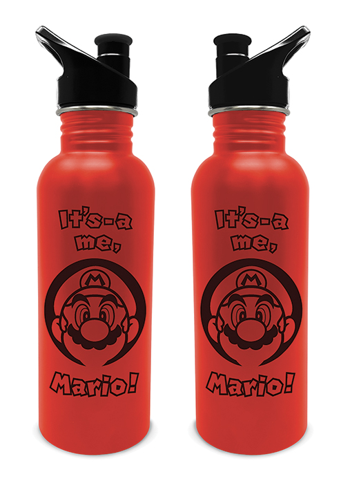 Super Mario (Mario) Metall Vattenflaska (ca750ml)