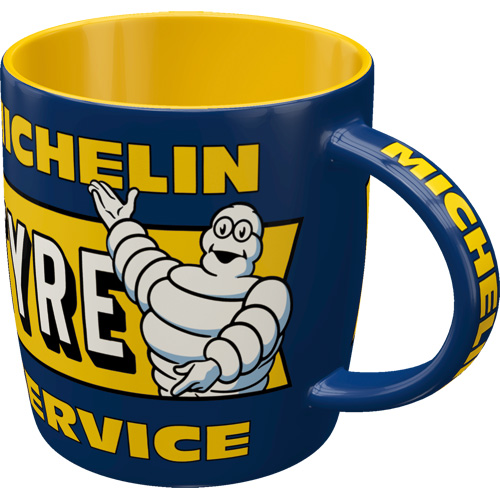 "Mugg "Michelin - Tyre Service",   8,5 x 9 cm, 0,33L