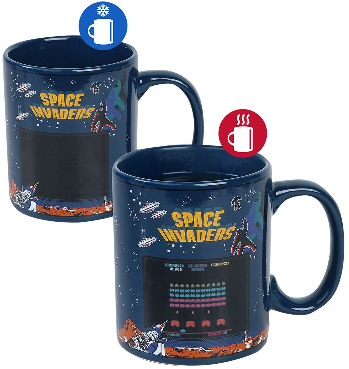 Space Invaders - Heat Changing Mug