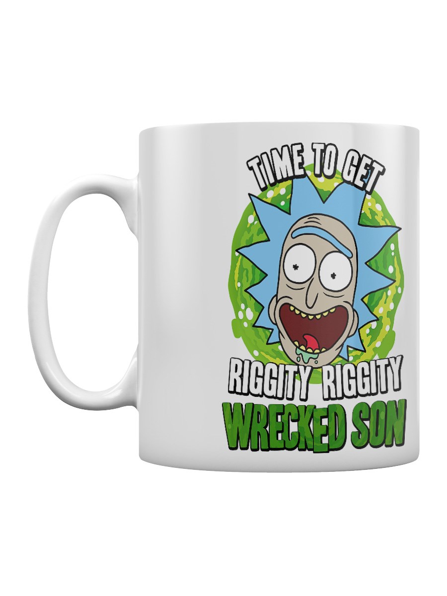 Rick And Morty Wrecked Son Mug White