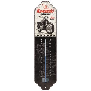 Termometer - Kawasaki - 6,5 x 28 cm,  metall