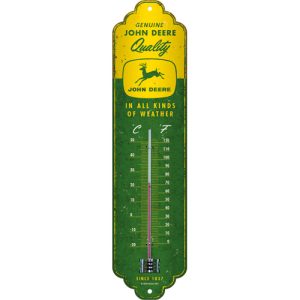 Termometer - John Deere - 6,5 x 28 cm,  metall