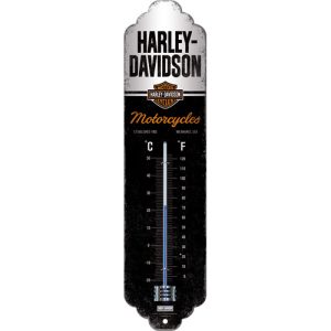 Termometer - Harley-Davidson - 6,5 x 28 cm,  metall