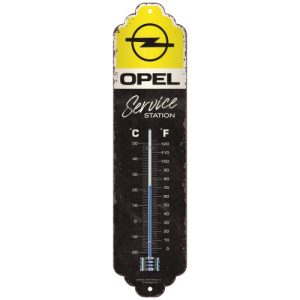 Termometer - Opel - 6,5 x 28 cm,  metall