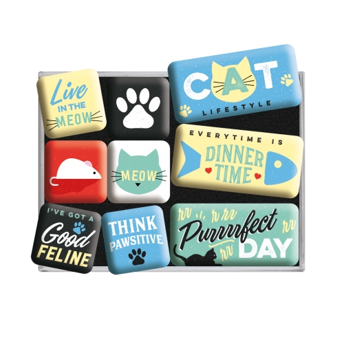 Magnet set - Cat lifestyle