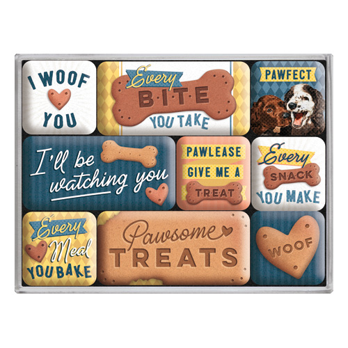 "Magnetset "Every bite you" 9st i   box, 7x9,3x2cm"