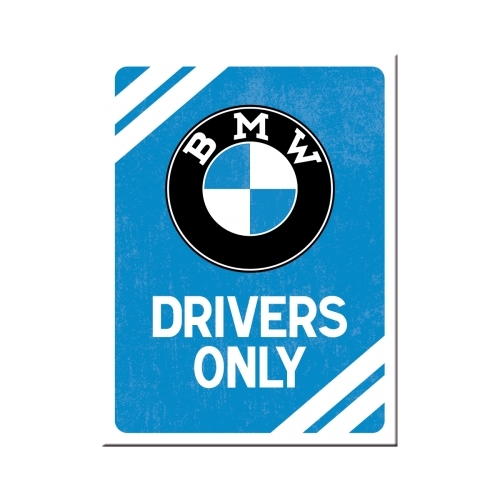 Magnet - BMW - Drivers only (8x6 cm)
