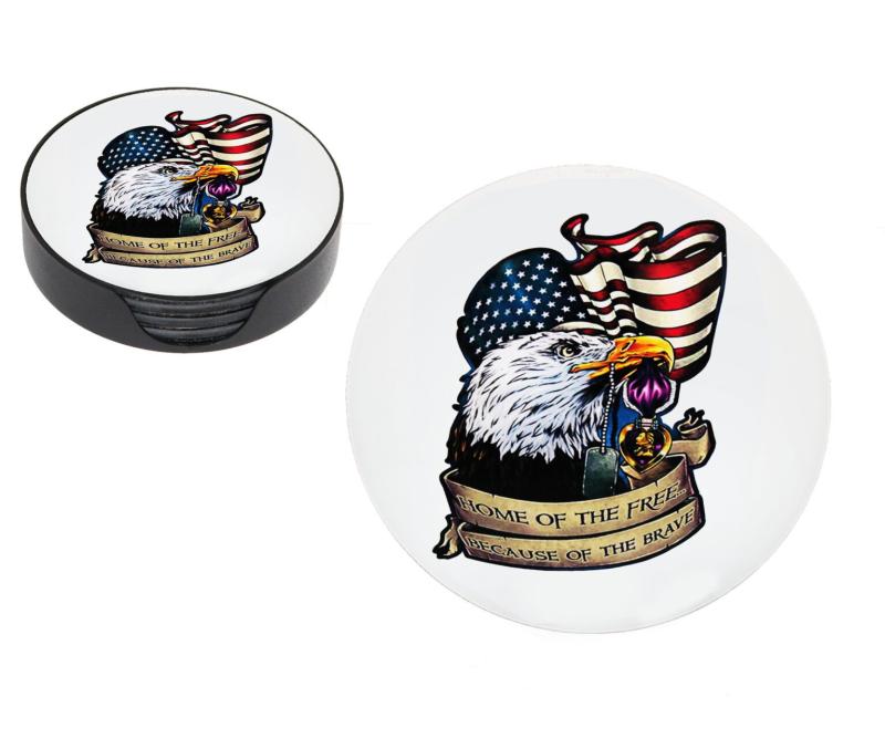 GLASUNDERLÄGG - Örn (10cm)