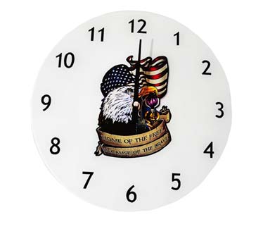 GLASKLOCKA ÖRN D:30CM