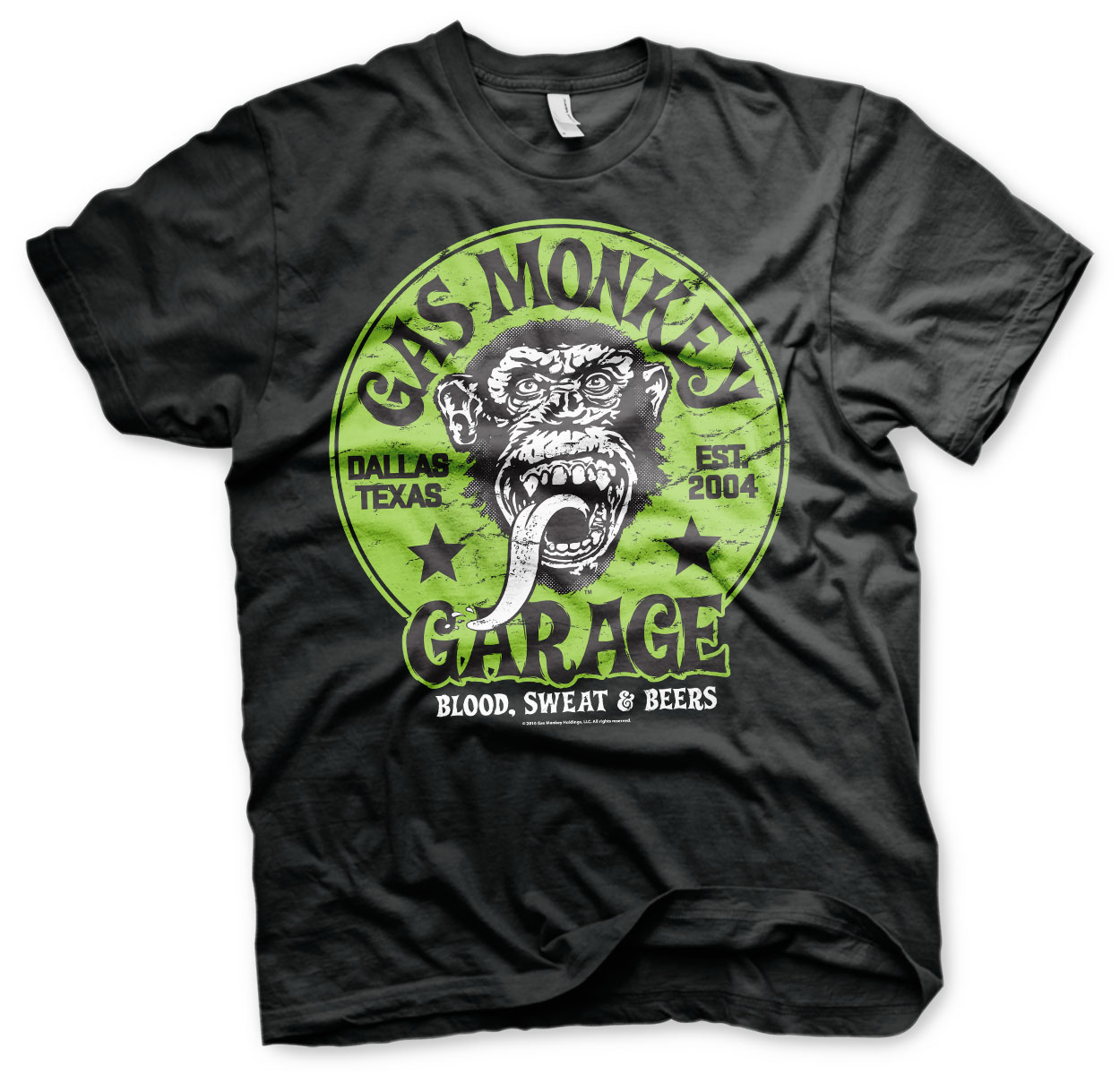 Gas Monkey Garage - Green Logo T-Shirt