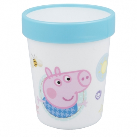 STOR TODDLER BICOLOR PREMIUM NONSLIP TUMBLER 260 ML PEPPA PIG CORE