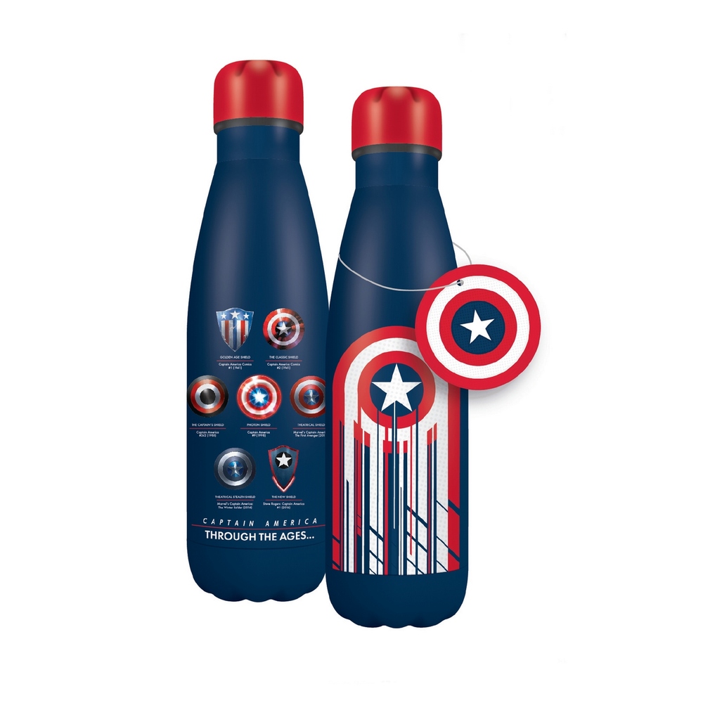 Captain America - Metallic bottle