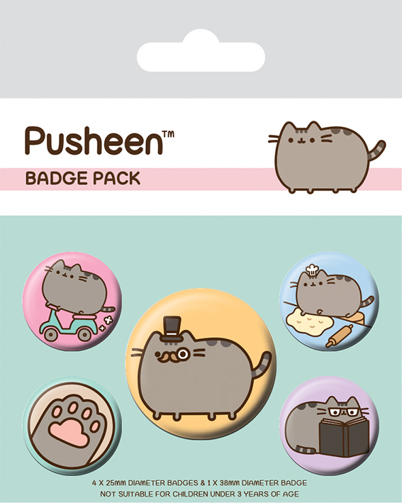 PUSHEEN (FANCY) Badge Pack