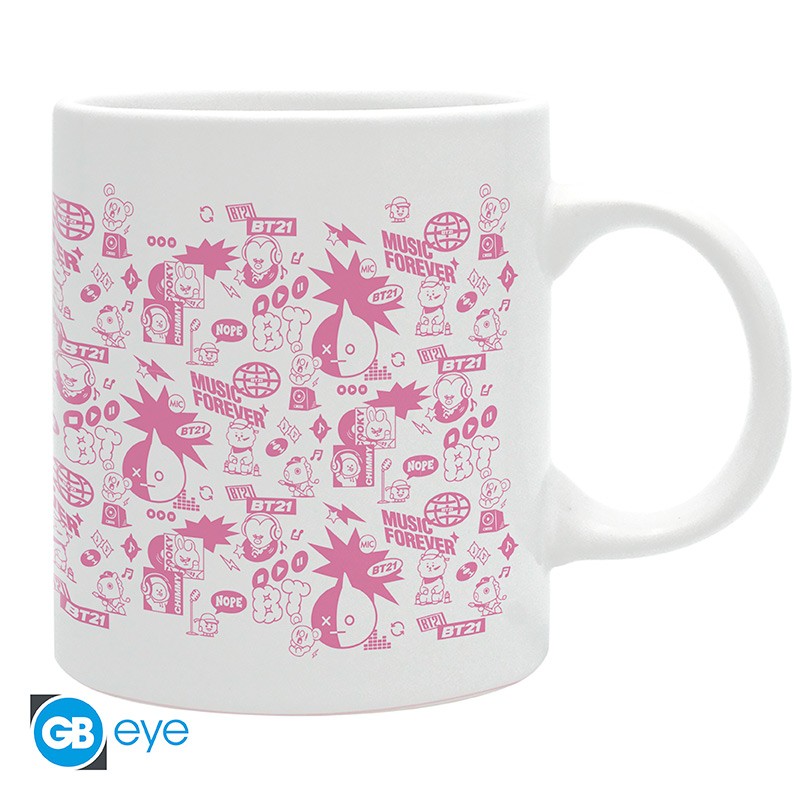BT21 - Mug - 320 ml - Music Pattern