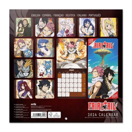 Fairy Tail Calendar 2025