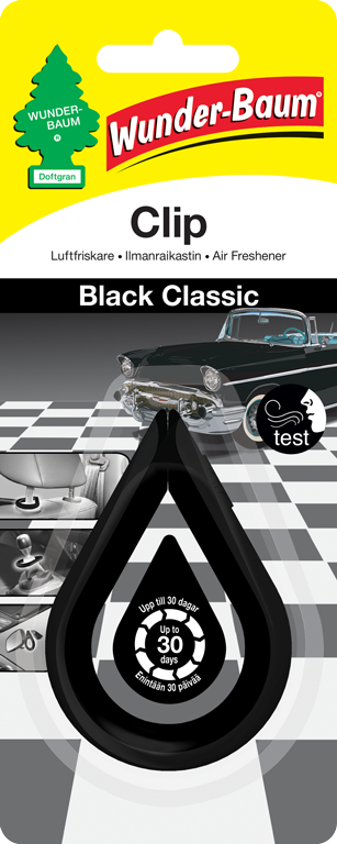 Wunder-baum Clip Black Classic