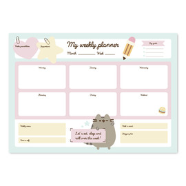 PUSHEEN A3 WEEKLY PLANNER