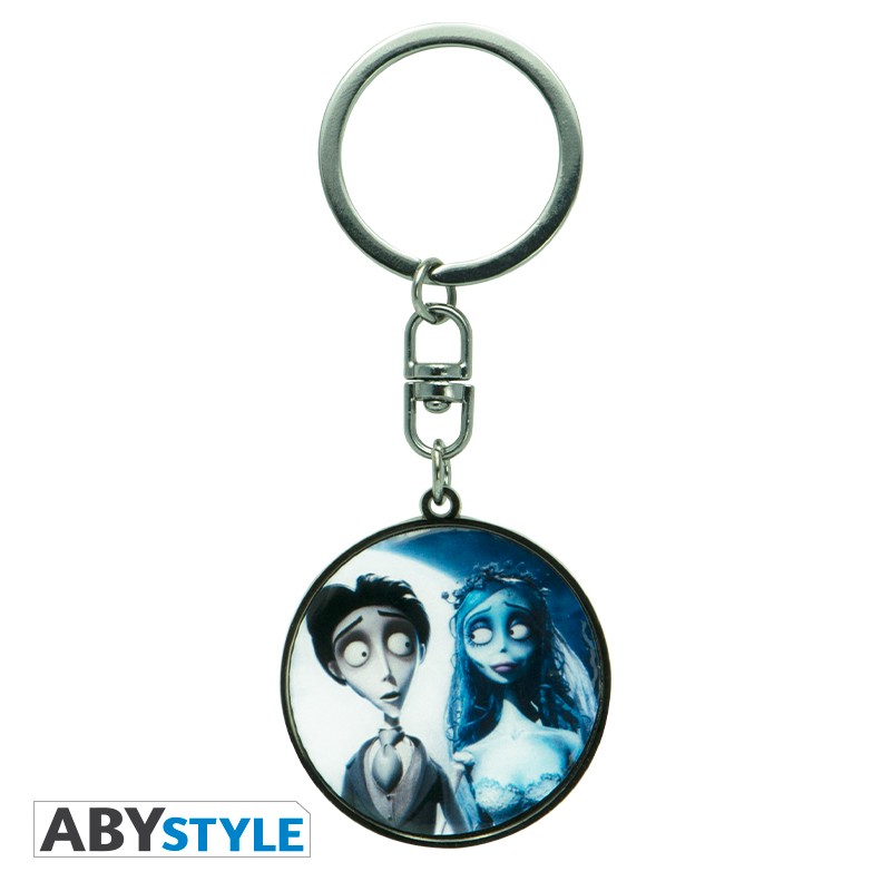 Corpse Bride - keychain - Victor & Emily
