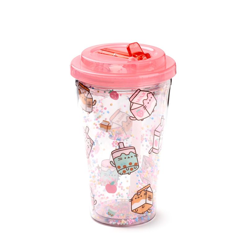 Pusheen - Shatterproof Sips Double Walled Cup & Straw