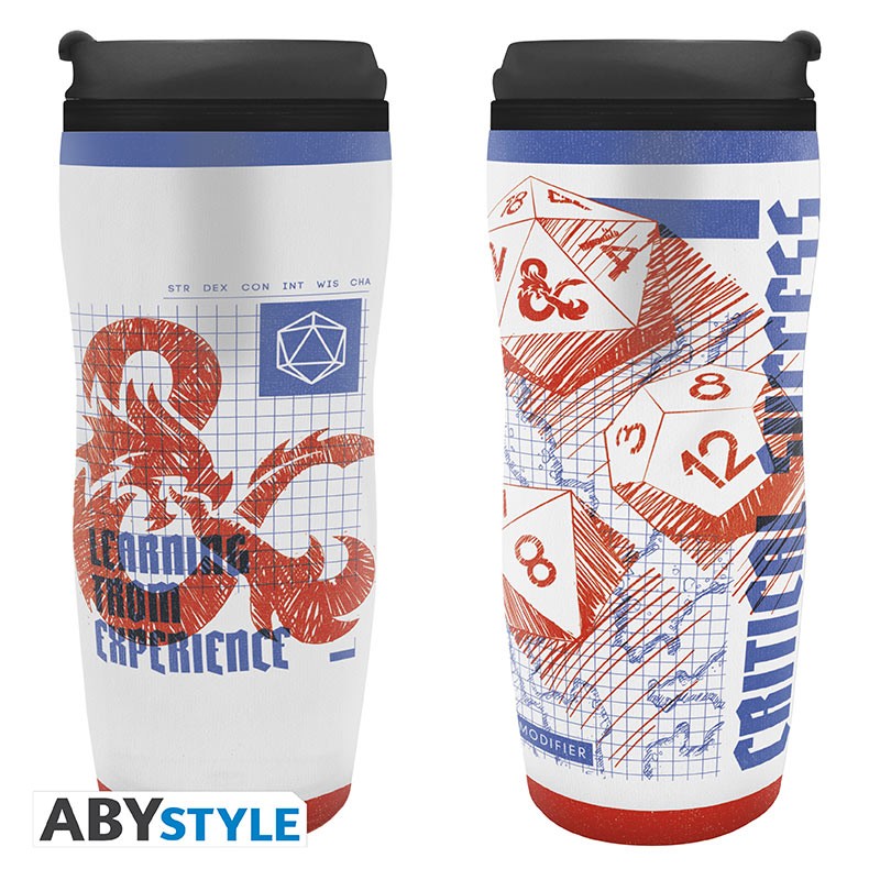 DUNGEONS & DRAGONS - Travel mug "Sketch Dice"