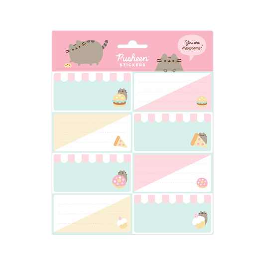 SELF-ADHESIVE LABELS PUSHEEN FOODIE  COLLECTION