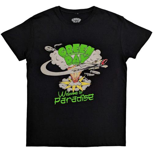 GREEN DAY UNISEX T-SHIRT: WELCOME TO PARADISE