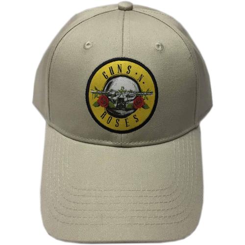 GUNS N' ROSES UNISEX BASEBALL CAP: CIRCLE LOGO (SAND)