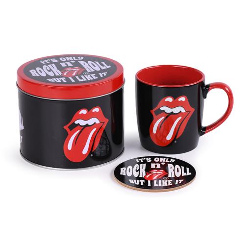 IT'S ONLY ROCK N ROLL Mug and Coaster  Tin set