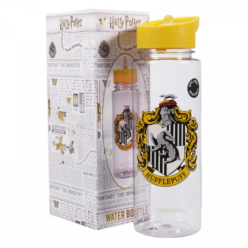 Harry Potter Stainless Steel Water Bottle - with Hogwarts House Crest Design - 550ml