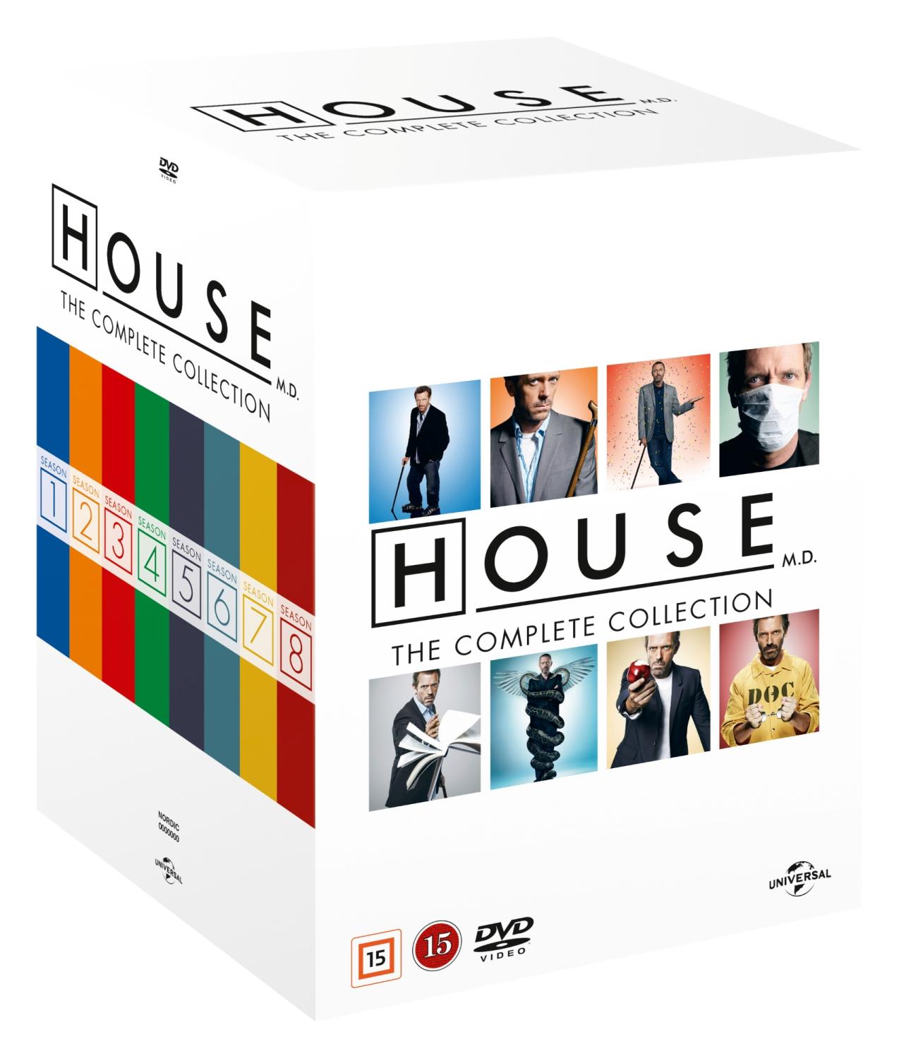 House M.D. - Samtliga säsonger (46 DVD)