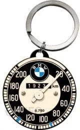 "Nyckelring rund ""BMW -   Tachometer"", 4,5 x 6 cm"