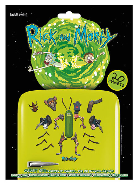 Rick And Morty - Fridge Magnet Set