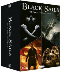 Black Sails Säsong 1-4 Complete Box (15 DVD)