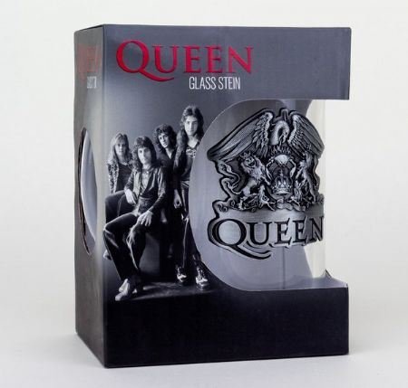 Crest - Large Glas with metal logo