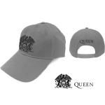 Queen Baseball Cap: Black Classic Crest