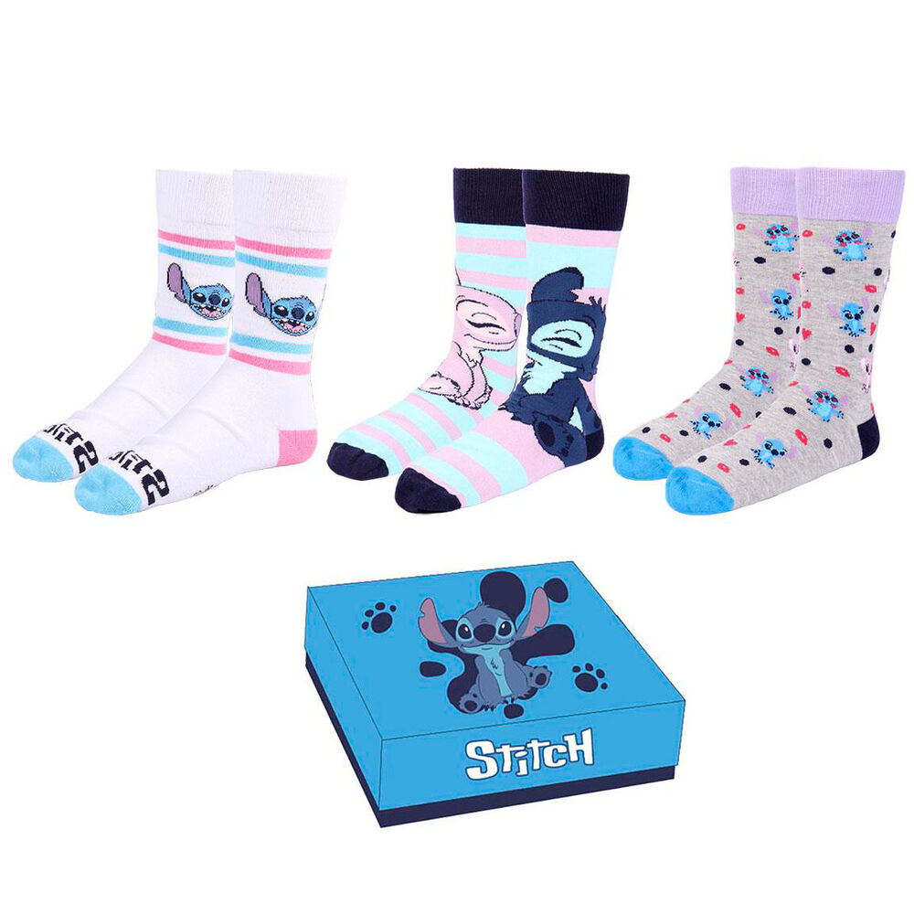 Disney Stitch pack 3 socks (36-41)