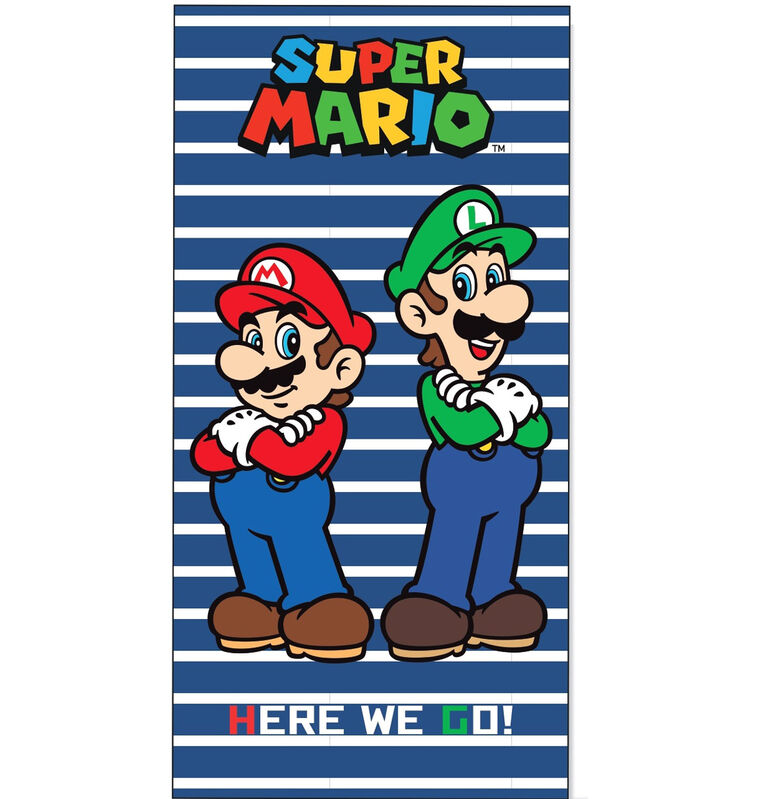 Super Mario - Cotton beach Towel   70x140cm