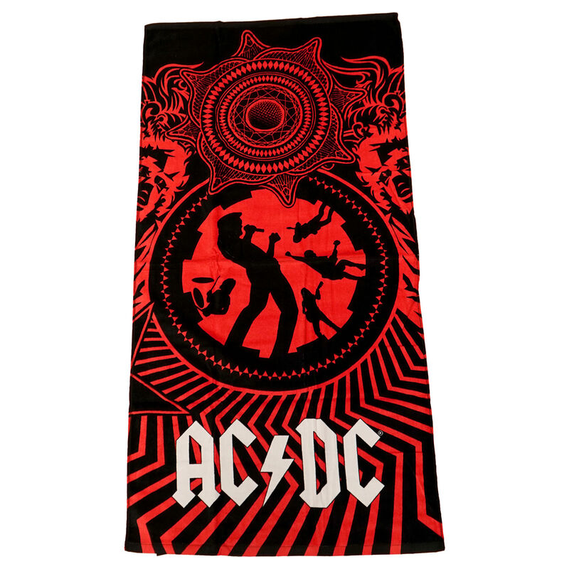 AC/DC cotton beach towel