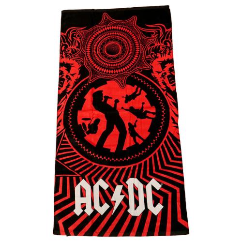 AC/DC cotton beach towel