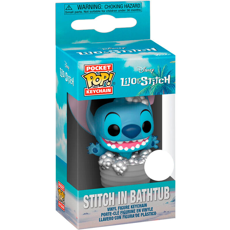 Pocket POP Keychain Disney Stitch in Bathtub Exclusive