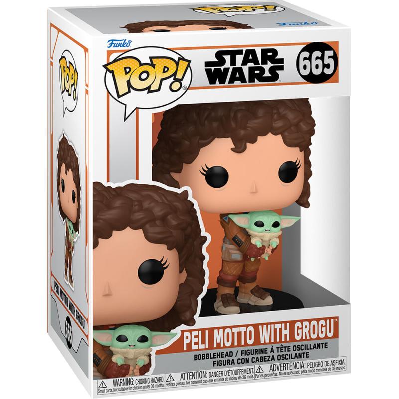 POP figure Star Wars Mandalorian 9 Peli Motto with Grogu - 665