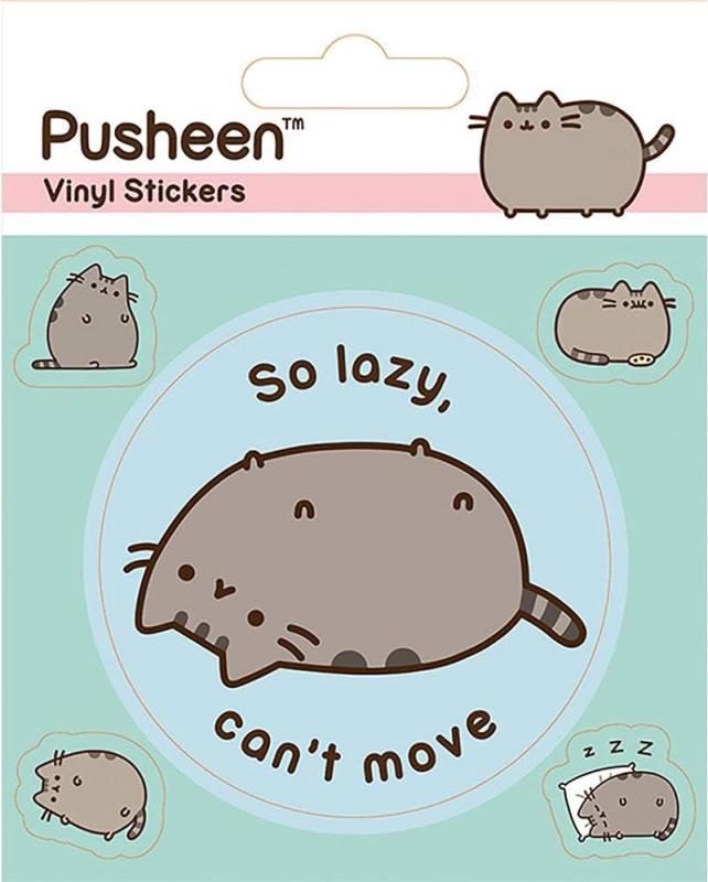 PUSHEEN (LAZY) Vinyl Sticker